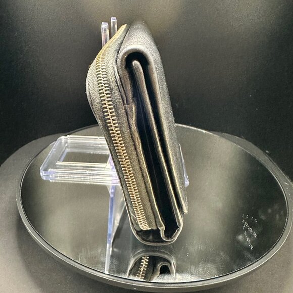 Coach Lambskin Leather Zip Long Wallet with Snap - EUC - Picture 5 of 9